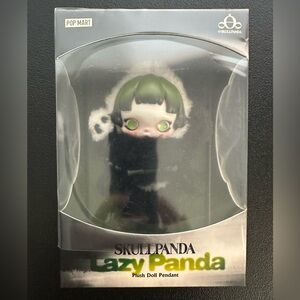 Authentic POP MART ~ SKULLPANDA Lazy Panda Plush Doll Pendant